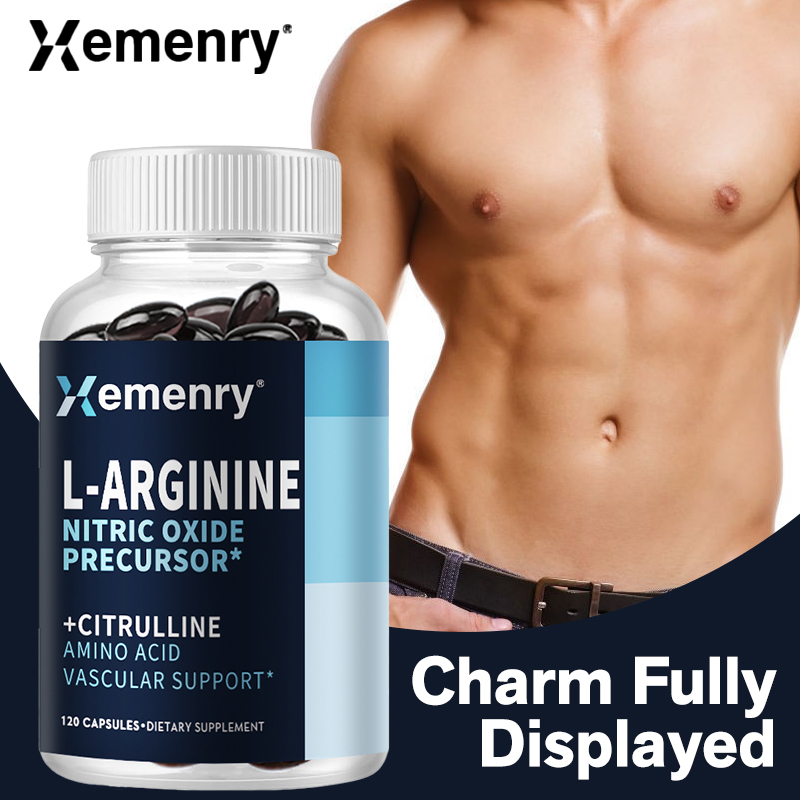 Pre Workout Supplement - L-아르기닌 - 산화질소 보충제 - 지구력과