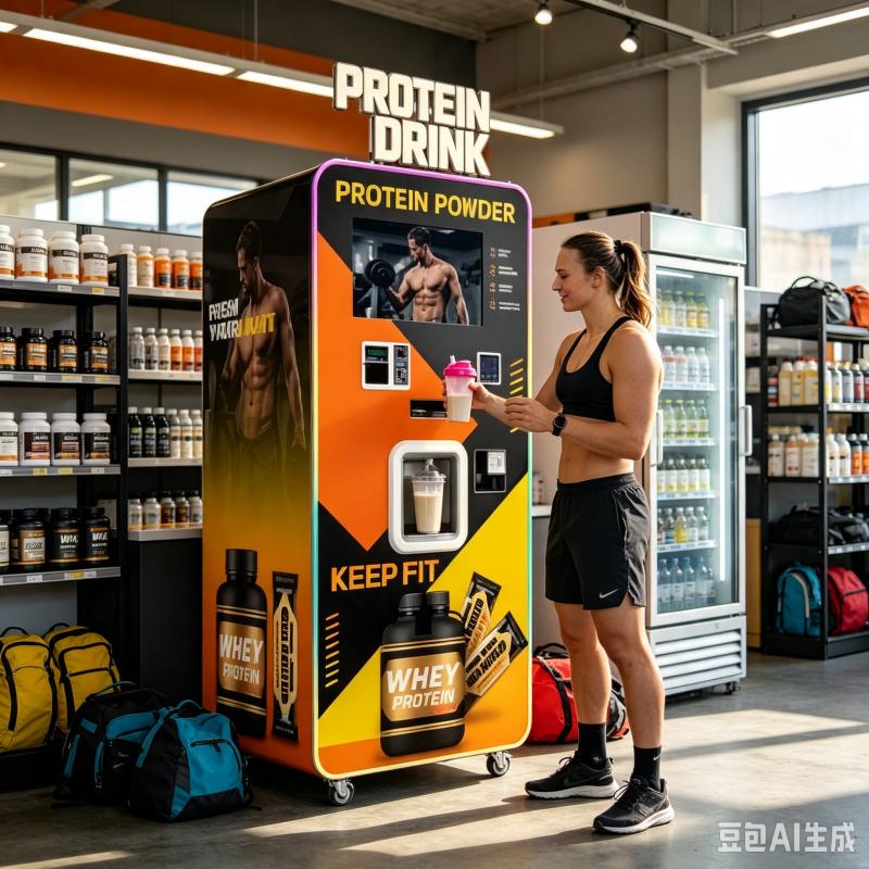 Fitness Nutrition Protein - 자동 단백질 쉐이크 자판기 맞춤형 디지털