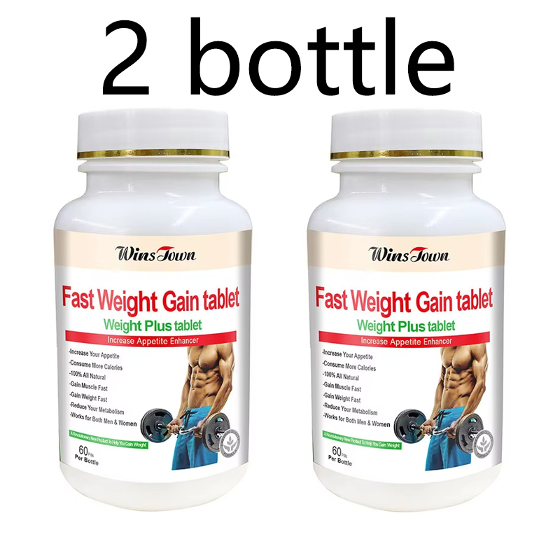 Mass Gainer Weight - 남성용 빠른 체중 증가 알약 2병,