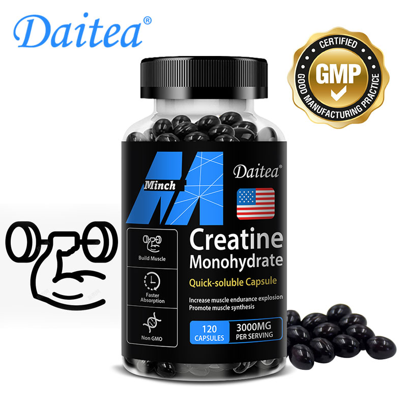 Pre Workout Supplement - 크레아틴 일수화물 보충제 - 운동 전/후,