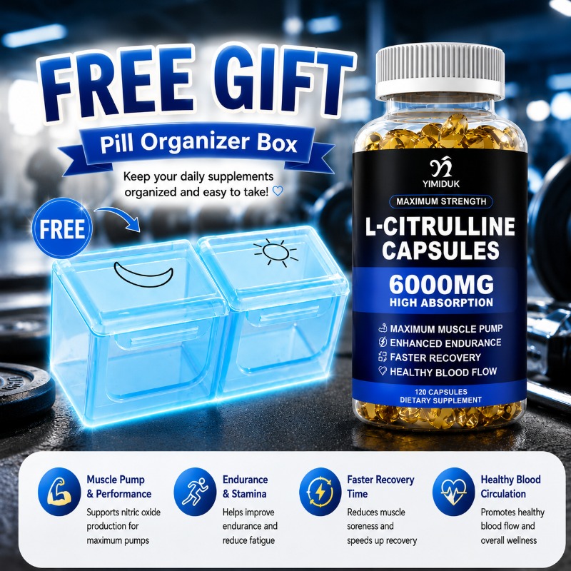 6000mg L-시트룰린 캡슐, 프리미엄 시트룰린, 비 - Pre Workout Supplement 리뷰 및 가격