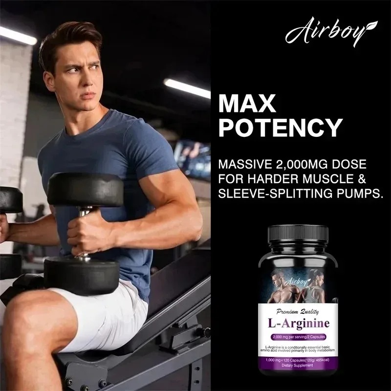 남성용 L-아르기닌 캡슐 보충제, 운동 지구력 향상,  - Pre Workout Supplement 리뷰 및 가격