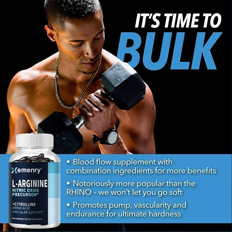 L-아르기닌 - 산화질소 보충제 - 지구력과 근력 강화 - Pre Workout Supplement 리뷰 및 가격