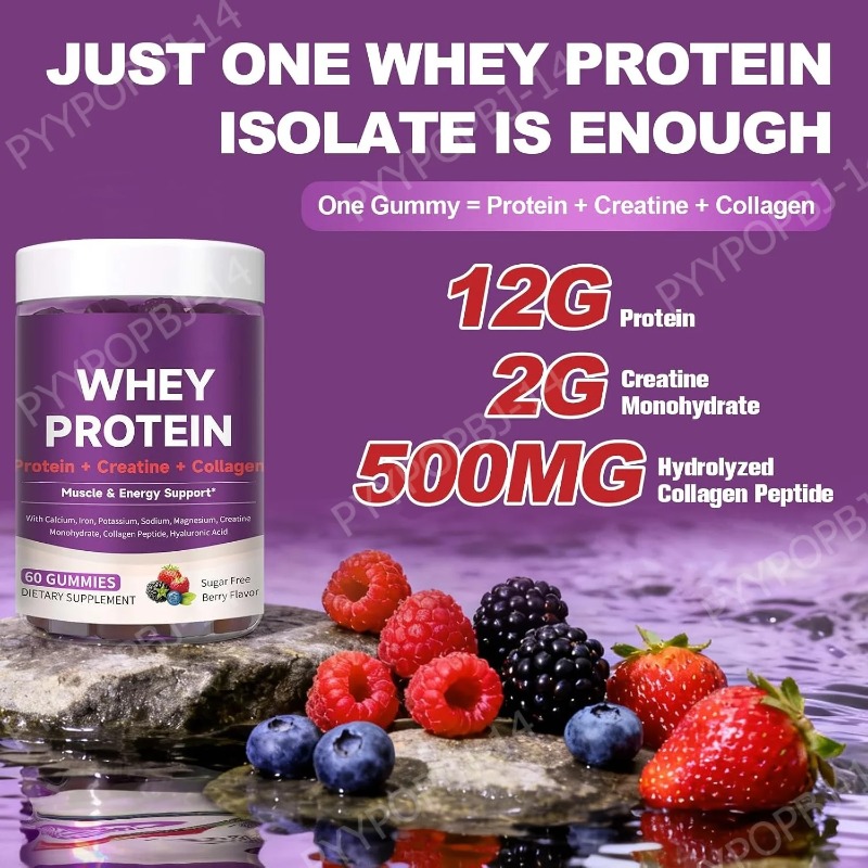 단백질 구미 (유청 크레아틴 콜라겐 함유) 12g 단백 - Fitness Nutrition Protein 리뷰 및 가격